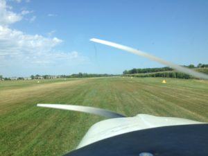 Grass runway!